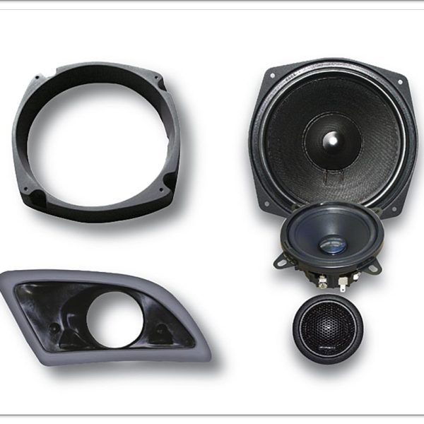 JEHNERT - 3-way set ηχείων με ειδική βάση tweeter για PORSCHE 987 & 997