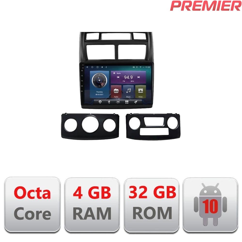 Sportage 2007-2013 Octa Core Android Radio Bluetooth Internet GPS 9" WIFI 4+32GB